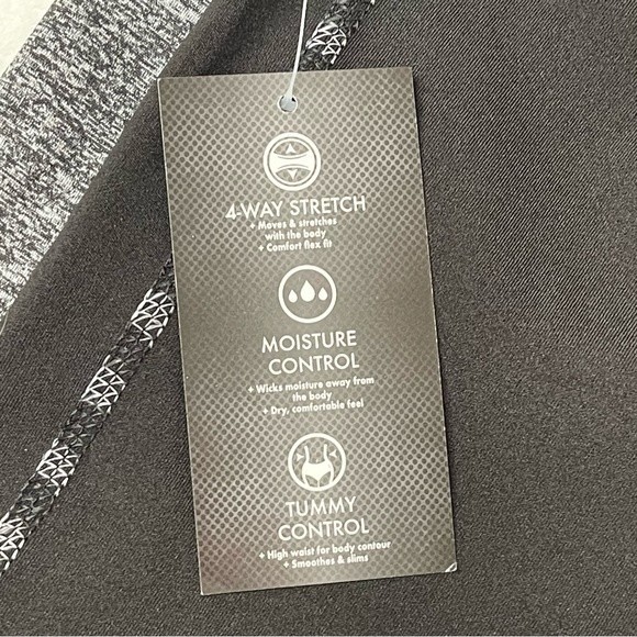 2 Set New Ebb & Flow Bike Shorts Athleisure High Waist Stretch Black Grey Size S - Picture 4 of 16